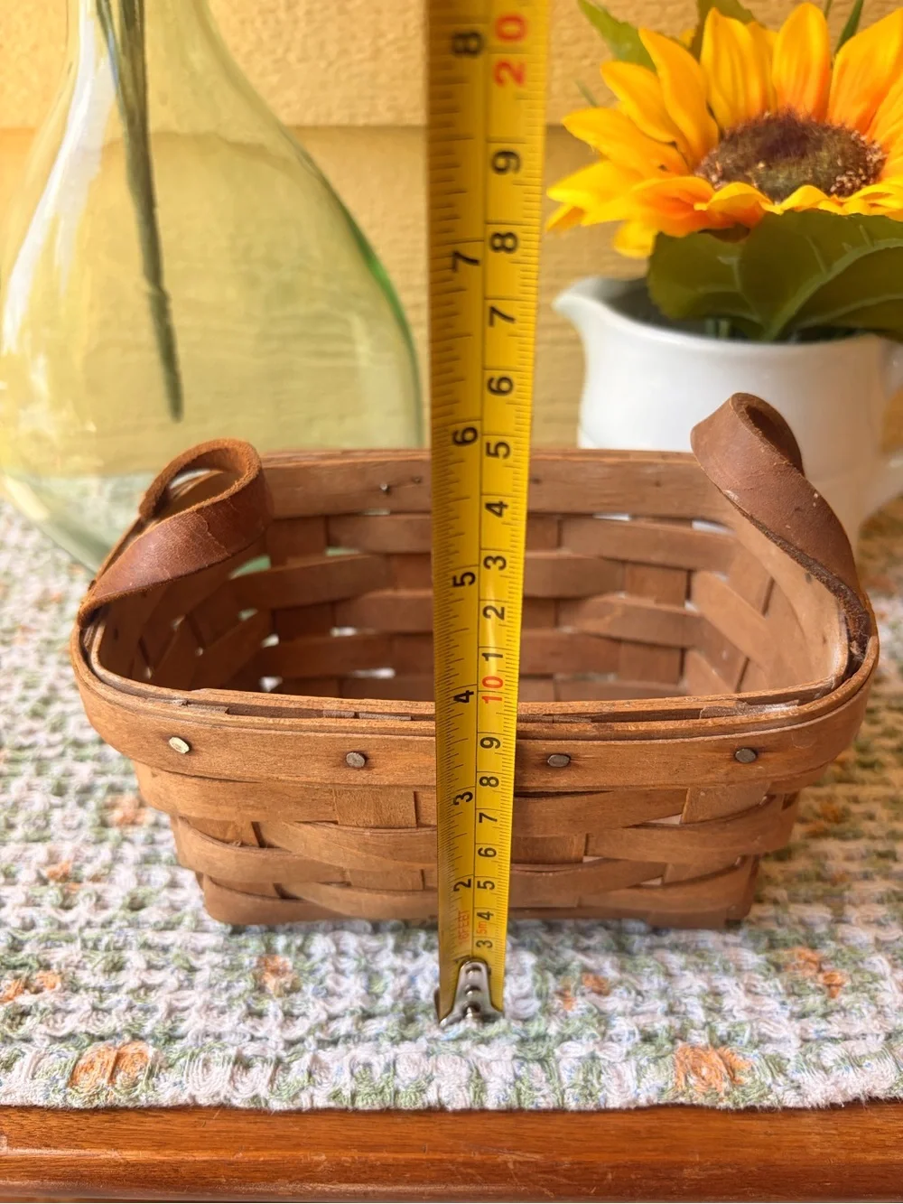 Longaberger handwoven basket
